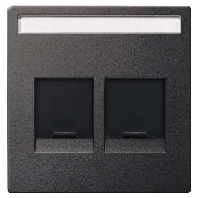 Central cover plate Modular Jack MEG4564-0414