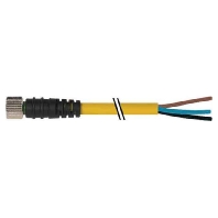 Rundsteckverbinder PUR-OB 3x0,25 grau 7000-08041-2301000