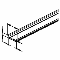 DIN rail (top hat rail) 35/7.5 mm 4000mm 2933/4 GO
