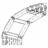 Bend for cable tray (solid wall) RGS 60.400