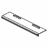 Bottom end plate for cable tray (solid) RKB 200 E3