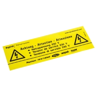 Kennzeichnungsaufkleber -Elektrisch beheizt- LAB-ETL-CH