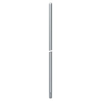 Interception rod with thread 101 ALU-2000