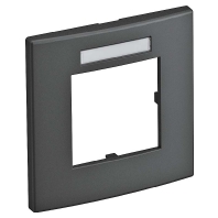 Frame 1-gang grey AR45-BSF1 SWGR