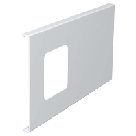 Cover for cable duct RAL9010 D2-1 150RW