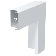 Flat bend for wireway 60x40mm Steel LKM F40060RW