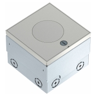 Bodensteckdose mit Tubus, 2fach UDHOME2 VT2 V
