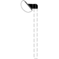 40 Grad geneigter Sockel fr 60 mm Mast 000802