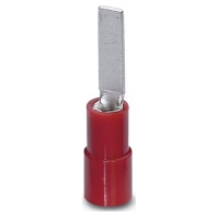 Flachstiftkabelschuh rot 0,5-1,5qmm C-BCSI 1,5/9x2,8