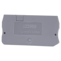 End/partition plate for terminal block D-ST 2,5-TWIN