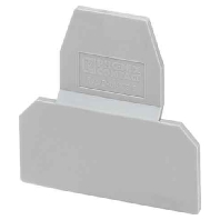 End/partition plate for terminal block D-UKK 3/5 BU
