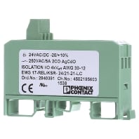Switching relay DC 24V 5A EMG17-REL 2940391