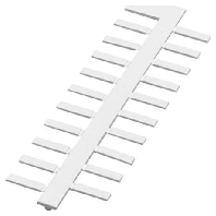 Labelling material 23x4mm white PABA WH/23