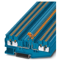 Messertrennklemme 0,14-4qmm, blau PT2,5-QUATTRO-MTB BU