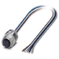 Einbausteckverbinder Sensor-/Aktor-Wandd. SACC-EC-M12 1515044