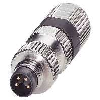Circular connector for field assembly SACC-M 8MS-4PCON