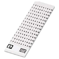 Label for terminal block 210mm SK U/2,8 WH 0803883