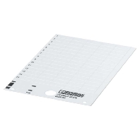 Kunststoffschild US-EMLP (15X5) YE