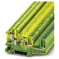 Ground terminal block 1-p 6,2mm UT 4-QUATTRO/ 2P-PE