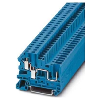 Feed-through terminal block 6,2mm 32A UT 4-TWIN/ 1P BU