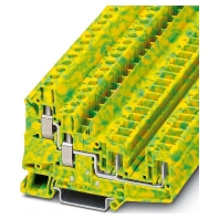 Schutzleiter-Reihenklemme UT 6-QUATTRO/2P-PE