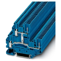 Doppelstock-Klemme UTTB 2,5/2P-PV BU