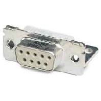 Socket insert for connector 9p VS-09-BU-DSUB-ER