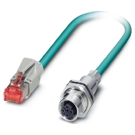 Patchkabel CAT5e 1m SPEEDCON auf RJ45 VS-M12FSBPS 1m