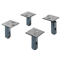 Base for cabinet stainless steel 100mm SO 2859.000 (quantity: 1Satz)
