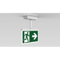 Rettungszeichenleuchte 3h, Wireless, wei AXDP403WL