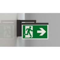 LED-Rettungszeichenleuchte EB + SC/3h, anthrazit AXWA003SC-AZ