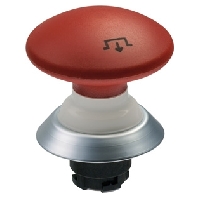 Mushroom-button actuator red IP67 NDRZ50RT