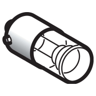 Indication/signal lamp 230V 11mA 2,6W DL1CF220