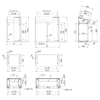 Schaltpult Monob RAL7035 1024x800x400 NSYSD8
