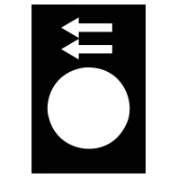 Symbolschild sw ZB2BY2905