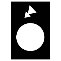 Symbolschild sw ZB2BY2968