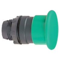 Mushroom-button actuator green IP66 ZB5AC3