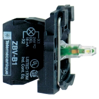 Lampenfassungsblock m.LED-Mod. ws ZB5AVM1