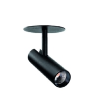 Downlight/spot/floodlight 1x7W - LED spotlight retractable TW, black, 320712