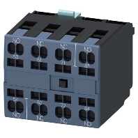 Auxiliary contact block 2 NO/2 NC 3RH1921-2XA22-0MA0