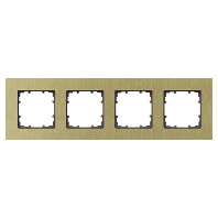 Frame 4-gang yellow 5TG1124-3