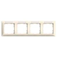 Frame 4-gang grey 5TG2584-1