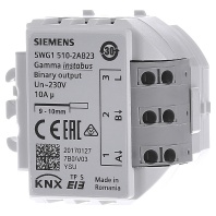 EIB, KNX switching actuator 2-ch, 5WG1510-2AB23