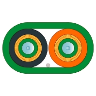 Fibre optic cable 2 fibres G 50/125 6XV1873-2A