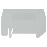 End/partition plate for terminal block 8WH9070-0GA00