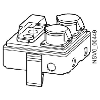 Tap off unit for busbar trunk 16A BD2-AK1/2CEE163S14