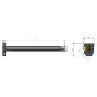 Tube mounted motor 20Nm 1242727