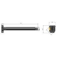 Rohrmotor LT 50 Meteor 20/17 NHK-Komp.SW 60 1242728