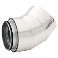 Bend round air duct 160mm LWF DRB 160-45