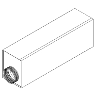 Schalld�mpfer DN 160 LWF SR 160 - 0,5